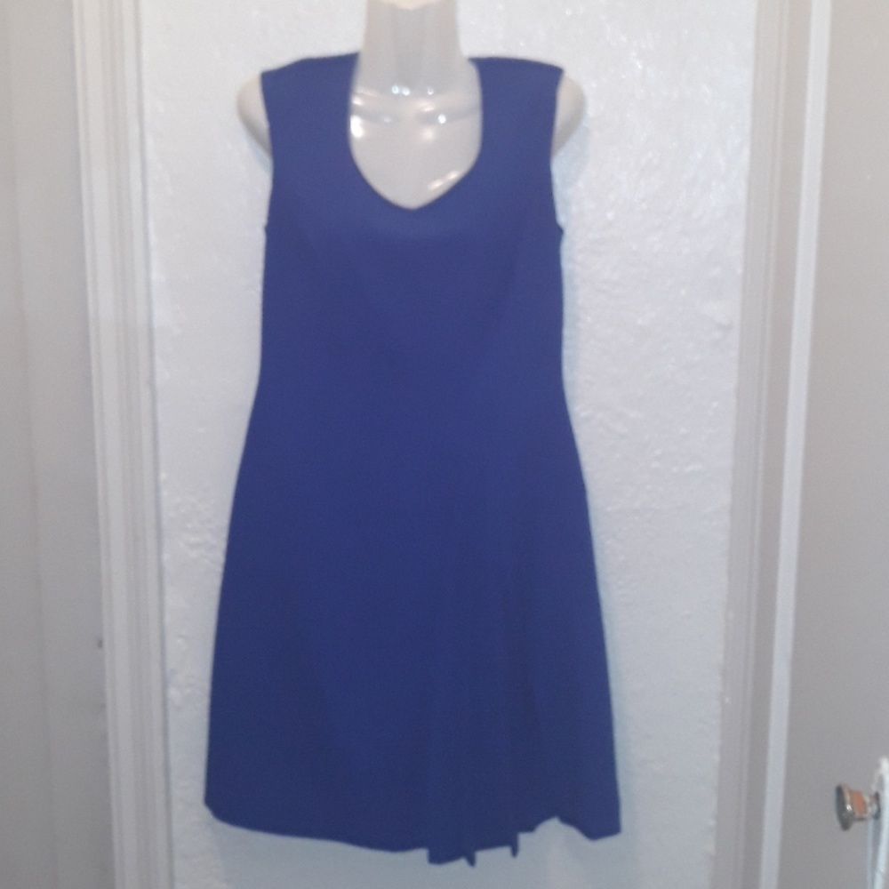 Blue Calvin Klien pleated dress